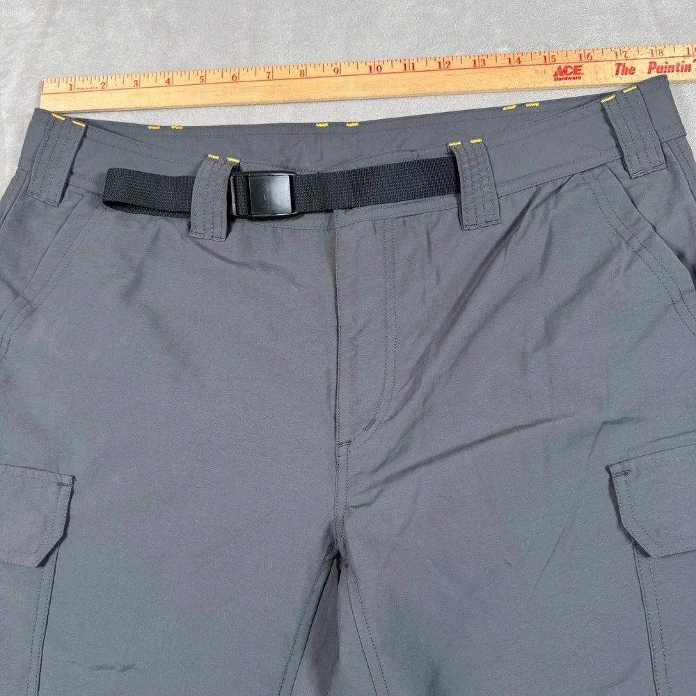 Eddie Bauer Cargo Pants Mens 38x30 Gray First Ascent Guide Hiking Trousers